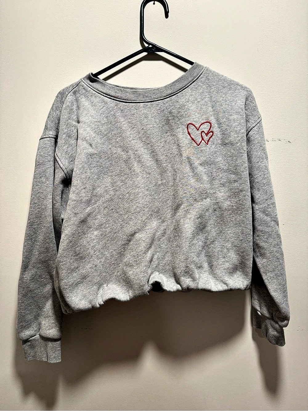 Universal Thread Women's Gray Cropped Sweatshirt Medium